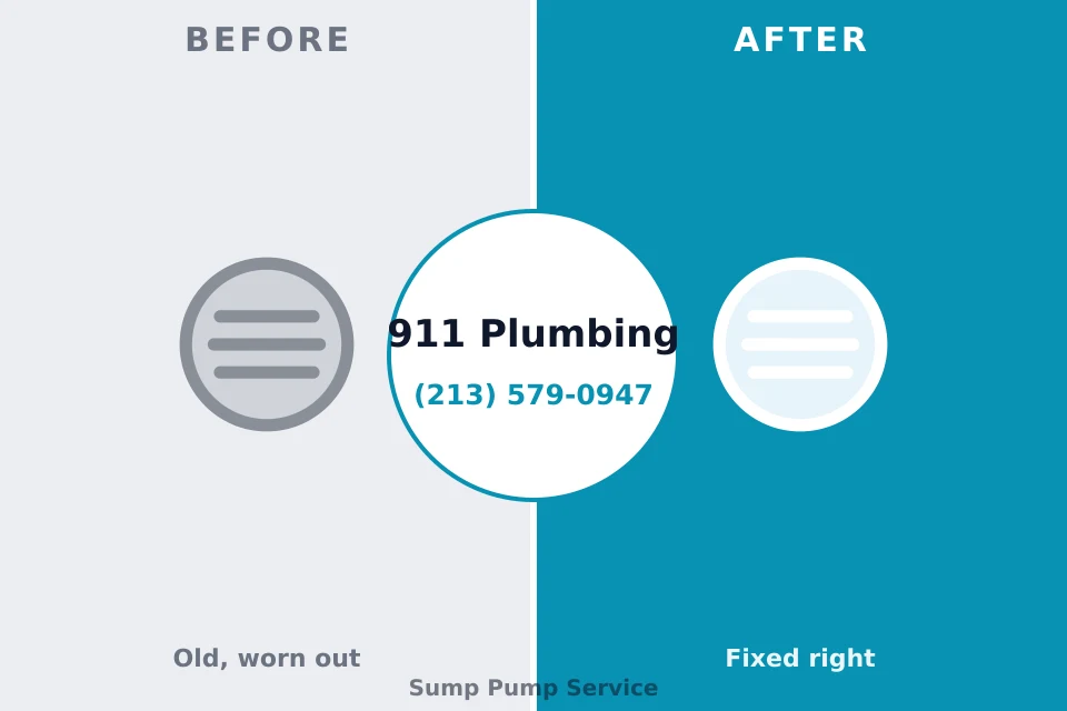 Before and after: plumbing repair Dilworthtown, PA